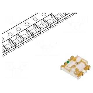 LED | SMD | 3227 | red/yellow-green | 3.2x2.7mm | 120° | λd: 570nm,640nm