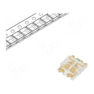 LED | SMD | 3527 | red/yellow-green | 3.2x2.7x1mm | 140° | 2÷2.4V | 20mA