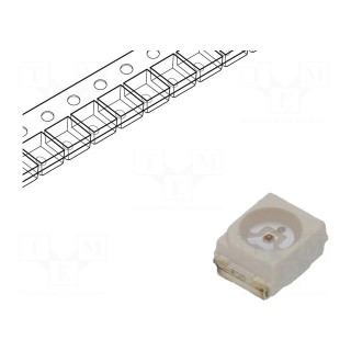 LED | SMD | 3528 | green | 10÷25mcd | 3.5x2.8x1.9mm | 120° | 2.2÷2.5V | 20mA