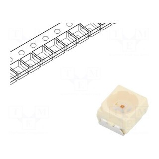 LED | SMD | 3528,PLCC2 | green | 11.2÷18mcd | 3.5x2.8x1.75mm | 120° | 10mA