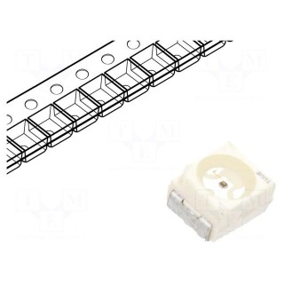 LED | SMD | 4040 | green | 45÷112mcd | 3.8x3.8x2.85mm | 120° | 1.8÷2.4V