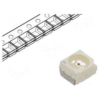 LED | SMD | 4040 | green | 56÷140mcd | 3.8x3.8x2.85mm | 120° | 1.8÷2.4V