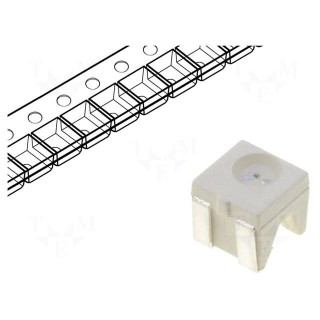 LED | SMD | 4040 | green | 500÷1000mcd | 4x3.6x4mm | 120° | 3.3÷4.1V | 20mA