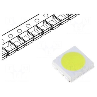 LED | SMD | 5060,PLCC6 | green (fluorescent green) | 18÷21lm | 120°