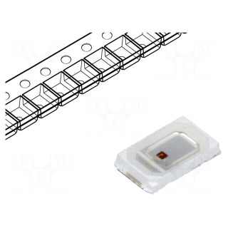 LED | SMD | 5730,PLCC2 | red | 10÷15lm | 5.7x3x0.8mm | 120° | 1.6÷2.4V