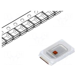 LED | SMD | 5730,PLCC2 | yellow | 10÷15lm | 5.7x3x0.8mm | 120° | 1.6÷2.4V