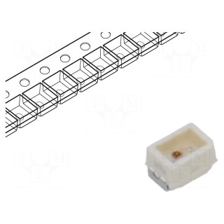 LED | SMD | red | 1.21÷2.42lm | 355÷900mcd | 1.5x2.3x1.4mm | 120° | 20mA