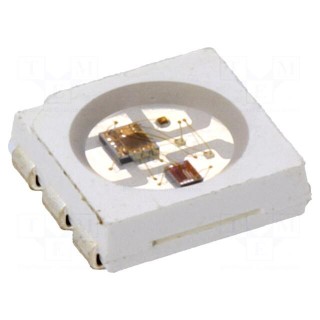 Programmable LED | SMD | 5050,PLCC6 | RGB | 5x5x1.6mm | 3.6÷5.5V