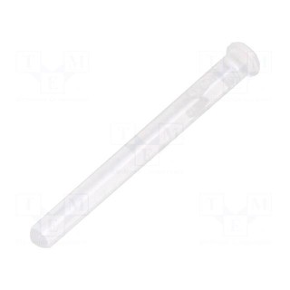 Fiber for LED | round | Ø2.2mm | Front: flat | straight | IP68