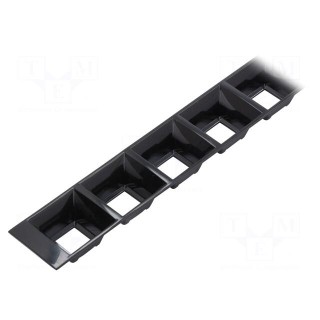 LED lens holder | rectangular | C16584,C16588 | Colour: black