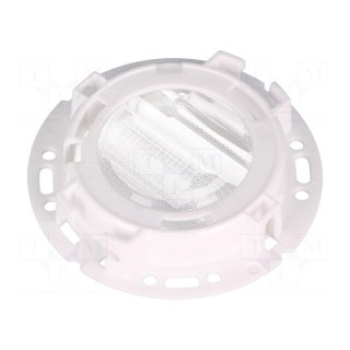 LED lens | round | plexiglass PMMA | transparent | CLL02,CLU02