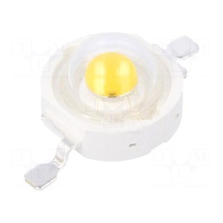 Power LED | white warm | 130° | 700mA | Pmax: 3W | 92.9÷250.9lm | Proeon