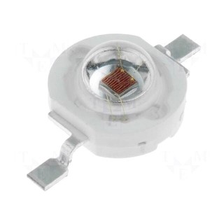 Power LED | red | 140° | 700mA | 625nm | P: 3W | 80lm | 2.5÷3.5V | Xeon Power