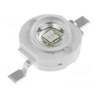 Power LED | red | 140° | 1400mA | 620-630nm | P: 5W | 140÷160lm | 2.3÷3.5V