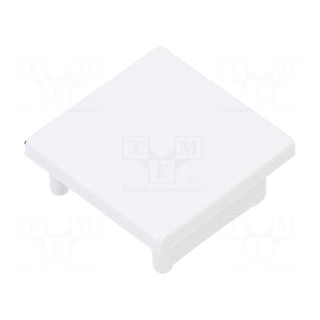 Cap for LED profiles | white | 20pcs | ABS | SMART16