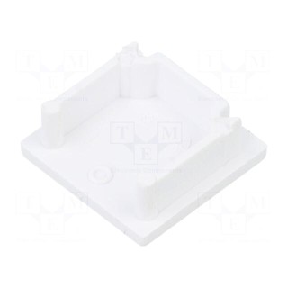 Cap for LED profiles | white | 20pcs | ABS | SMART16
