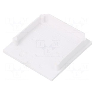 Cap for LED profiles | white | ABS | Application: VARIO30-08 | V: A