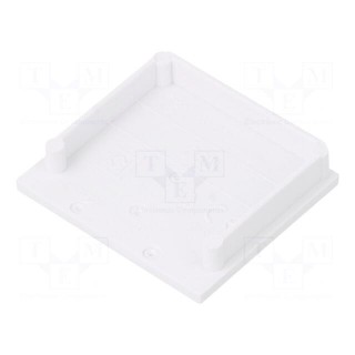 Cap for LED profiles | white | ABS | Application: VARIO30-08