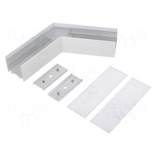 Connector 120° | white | aluminium | VARIO30-02
