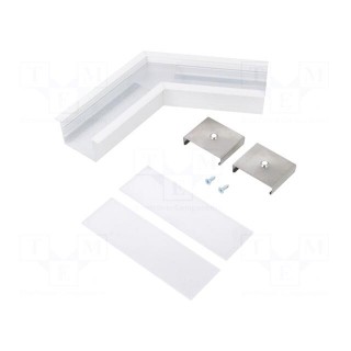 Connector 120° | white | aluminium | VARIO30-07