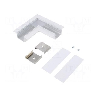 Connector 90° | white | aluminium | VARIO30-05