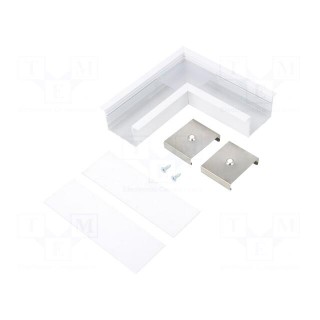 Connector 90° | white | aluminium | VARIO30-07