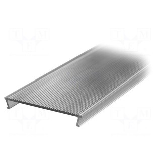 Cover for LED profiles | transparent | 1m | Kind of shutter: C10