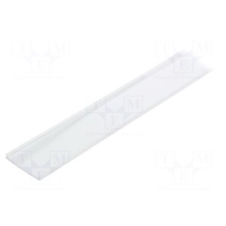 Cover for LED profiles | transparent | 1m | Kind of shutter: C9