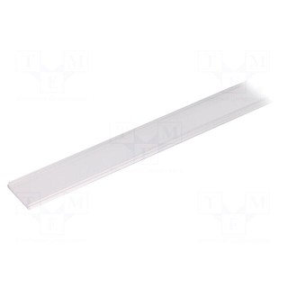 Cover for LED profiles | transparent | 2m | Kind of shutter: F