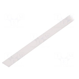 Cover for LED profiles | white | 1m | 20pcs | Kind of shutter: A