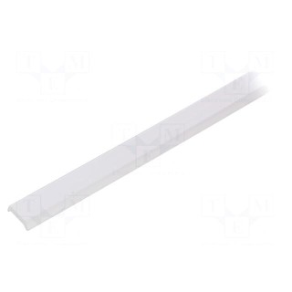 Cover for LED profiles | white | 1m | HS-11 | push-in