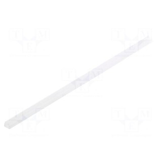 Cover for LED profiles | white | 1m | Kind of shutter: C1 | push-in