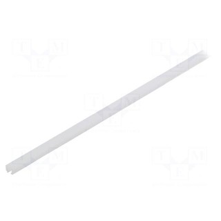 Cover for LED profiles | white | 1m | Kind of shutter: C1 | push-in