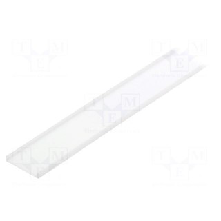 Cover for LED profiles | white | 1m | V: C9 | push-in
