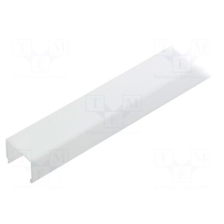 Cover for LED profiles | white | 1m | V: E9 | push-in