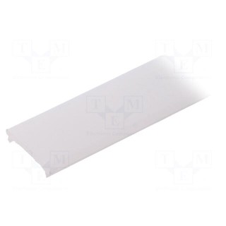 Cover for LED profiles | white | 1m | V: F | push-in