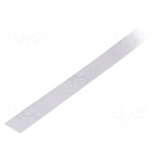 Cover for LED profiles | white | 1m | Kind of shutter: H | slide
