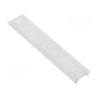 Cover for LED profiles | white | 1m | push-in