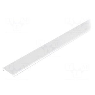 Cover for LED profiles | white | 1m | Kind of shutter: C2 | push-in