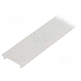 Cover for LED profiles | white | 2m | V: F | push-in