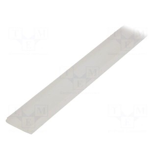 Cover for LED profiles | white | 2m | Kind of shutter: F | push-in