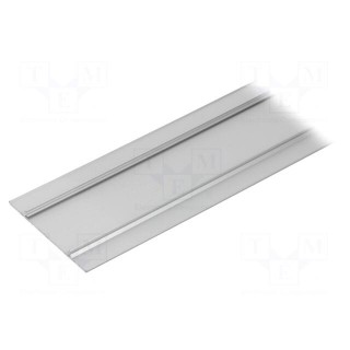Cover | silver | 2m | aluminium | for profiles,WALLE12