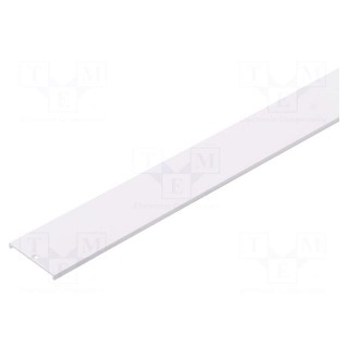 Cover | white | 1m | VARIO30-09 | aluminium | for profiles,VARIO30-08