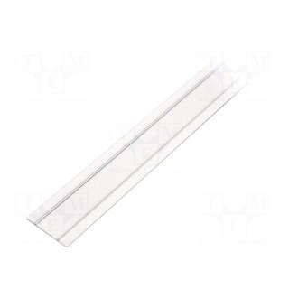 Cover | white | 2m | aluminium | for profiles,WALLE12