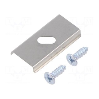 Flexible mounting plate U | 20pcs | stainless steel