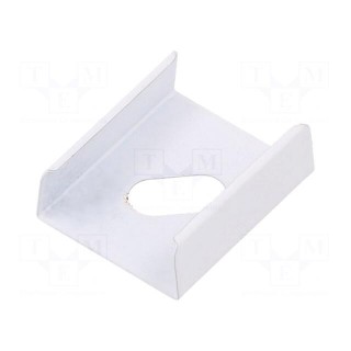 Flexible mounting plate Z | white | 20pcs | stainless steel