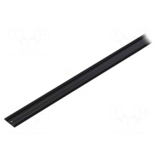 Profiles for LED modules | black | L: 1m | ARC12 | aluminium | surface