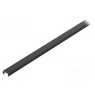Profiles for LED modules | black | L: 1m | BEGTON12 | aluminium