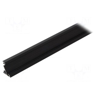 Profiles for LED modules | black | L: 2m | CORNER14 | aluminium
