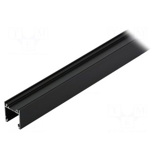 Profiles for LED modules | black | L: 1m | LINEA20 | aluminium